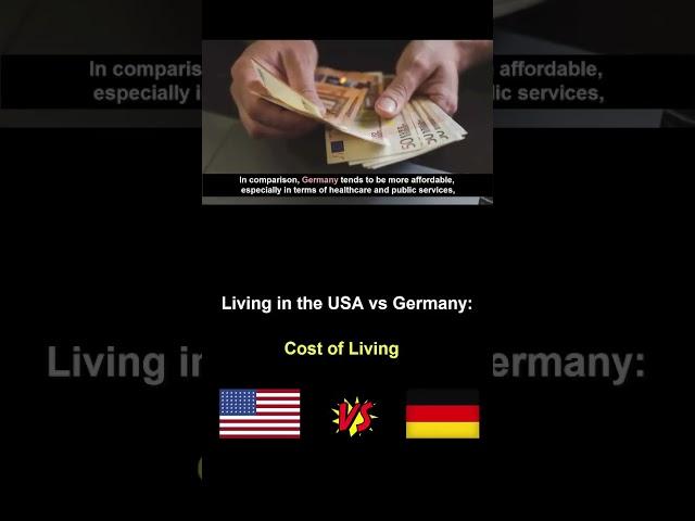 Living in the USA vs Germany #costofliving