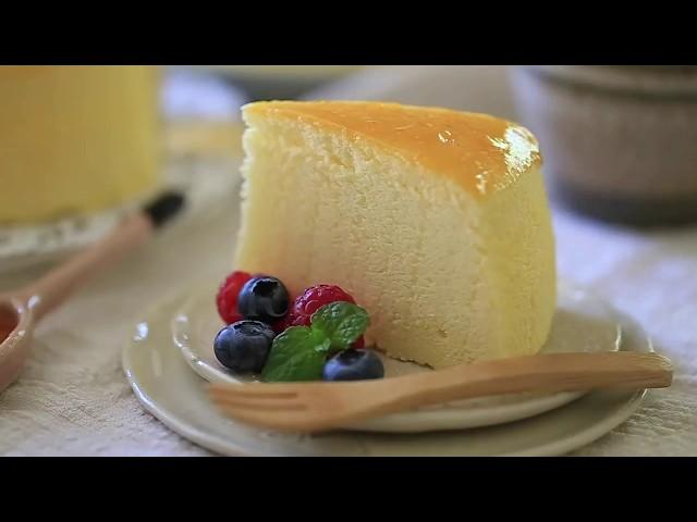 Japanese souffle cheesecake