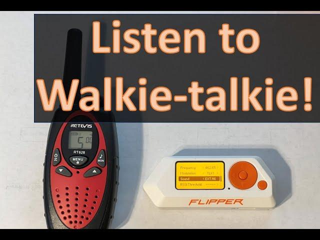 [134] Flipper Zero: Listen to Walkie-Talkies (channel 1-7, 15-22) #walkietalkies #flipperzero