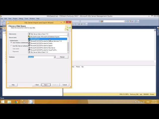 SQL Server - How to import data from excel file | FoxLearn