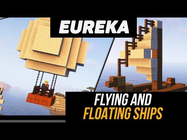 Eureka! Airships! tutorial / guide 1.18.2 - 1.19.2 Movable ships and balloons (minecraft java )