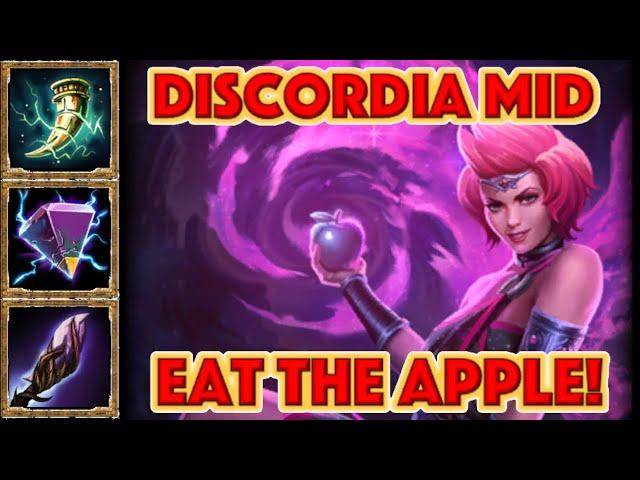 DISCORDIA MIDDLE LANE - GAMEPLAY REVIEW (SMITE CONQUEST SEASON 7)