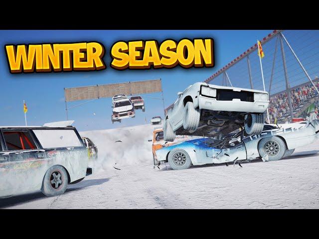 WreckFest Winter Season Has Returned With Giant Snowballs And Insane Demolition! Wreckfest Update