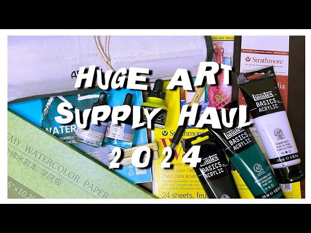 EPIC Art Supply Haul (YOU WONT BELIEVE WHAT I GOT!) 2024