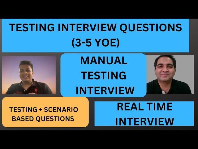 Manual Testing Interview Questions | Testing Interview | RD Automation Learning