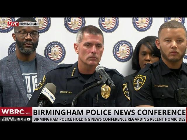 Birmingham Police news conference