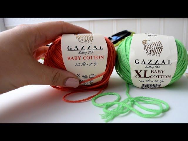 Пряжа Gazzal Baby cotton XL: та или не та? Изучаем, сравниваем с Baby cotton