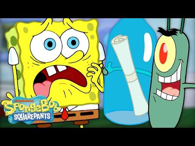 Every Time Plankton ALMOST Won  | 60 Minute Compilation | SpongeBob