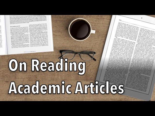 Reading Academic Articles: 10 Ideas