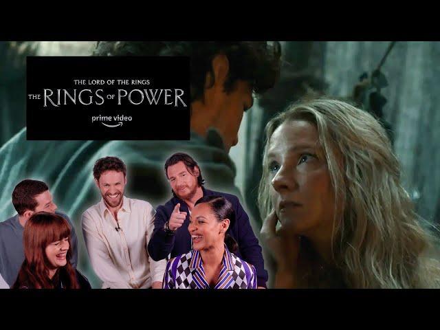 'The Lord of the Rings: Rings of Power' Cast Reacts to the Shocking Galadriel and Elrond Kiss