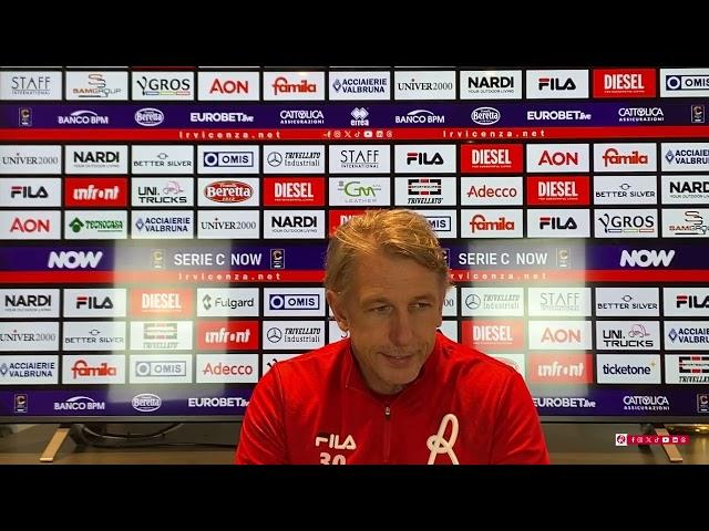 Triestina - LR Vicenza | Mister Vecchi | Conferenza pre gara