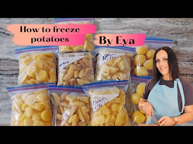 How to freeze potatoes the right way - Blanche it and freeze it