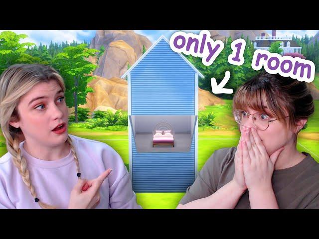 we tried the hardest build challenge EVER in the sims 4