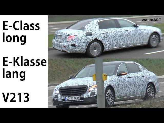 Mercedes Erlkönig E-Klasse Langversion (Maybach?) E-Class long version V213 spotted on the road