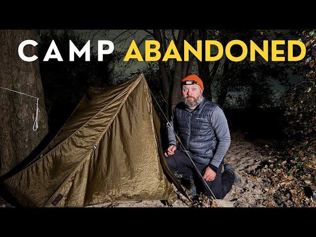 I HAD TO ABANDON CAMP! Paddling at Night to Escape High Winds and Rain