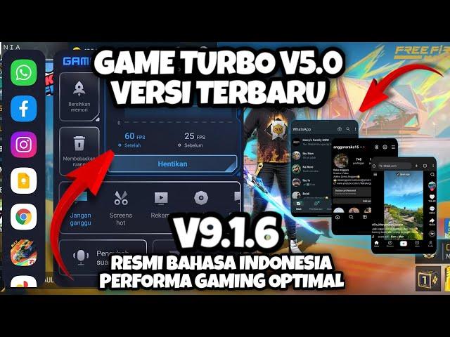 GAME TURBO 5.0 TERBARU RESMI BAHASA INDONESIA‼️SECURITY V9.1.6_1.1 REKOMENDASI UNTUK MODE GAMING