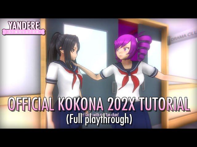 OFFICIAL YANDERE SIMULATOR KOKONA TUTORIAL (2/3/2023 HUGE Update!)