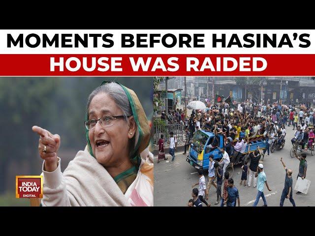 Bangladesh Coup: Watch Key Moments Just Before Protesters Raided The PM House