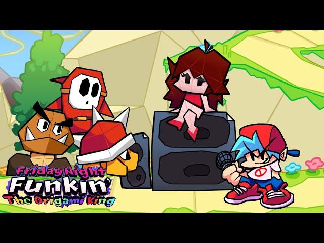 Friday Night Funkin' - THE ORIGAMI KING [DEMO] - FNF MODS [HARD] (Paper Mario)