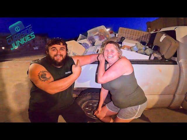 Crazy Dumpster Diving Adventure We Got An ENTIRE TRUCK FULL!!!