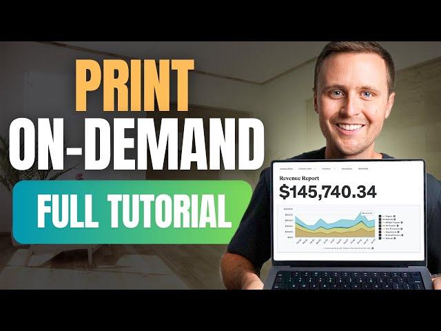 Print On Demand Tutorial For Beginners 2024 (Step by Step)