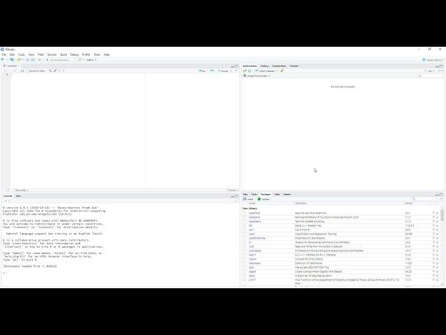 RStudio for the Total Beginner