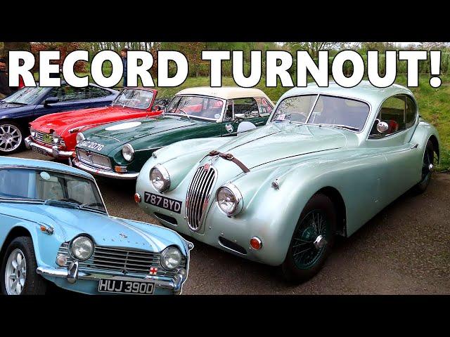 RECORD TURNOUT at Cars and Coffee! 2024 Combermere breakfast car meet walkaround