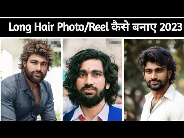 Long hair filter wali reel kaise bnaye || long hair photo editing tutorial 2023 || instagram viral