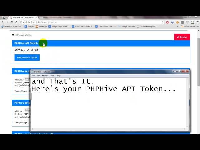 How to Get PHPHive API Token