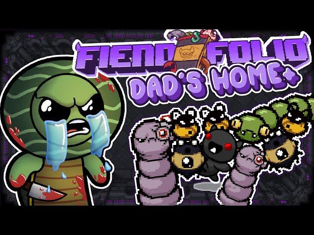 DAD'S HOME+ vs A TURTLE WITH A MELON HEAD? - Fiend Folio The Binding of Isaac Repentance - Part 22