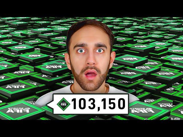 I Spent 100,000 FIFA Points In 1 Hour!