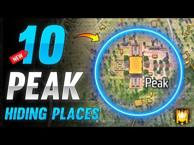 PEAK KE TOP 10 RANK PUSH HIDDEN PLACES   BR Rank Push Trick and tips in Solo || Part 1#freefire