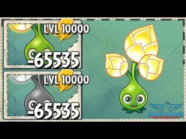 Plants vs Zombies 2 Gold Bloom Upgraded to Level 10000 PvZ2