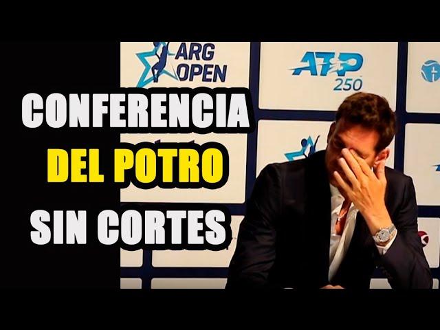 Conferencia de Prensa de Del Potro sin cortes