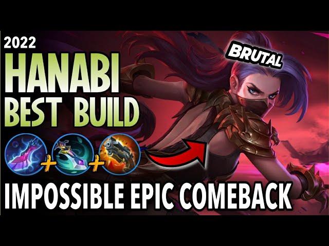 Hanabi Best Build for 2022 | Top 1 Global Hanabi Build | Hanabi Gameplay - Mobile Legends: Bang Bang