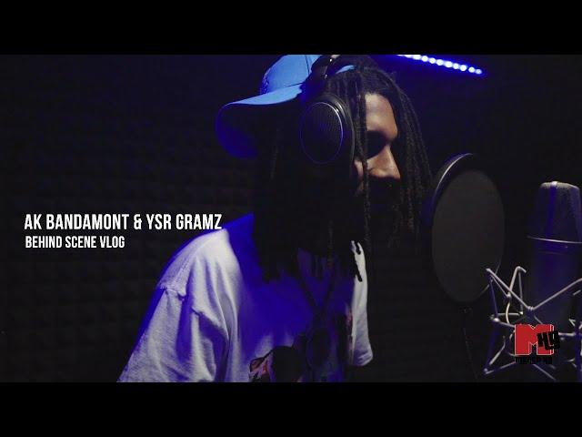 Ak Bandamont x YSR Gramz - Slide Music in Behind scene Vlog Shot By Merch HD