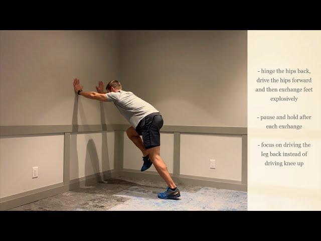 Wall exchange: Single leg load lift exchange