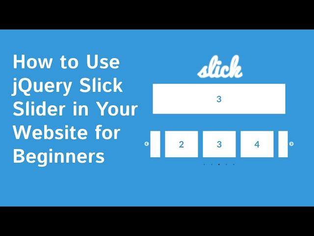 How to use Slick Slider In Your Website | jQuery Slick Slider Tutorial | How To Use Carousel In Web