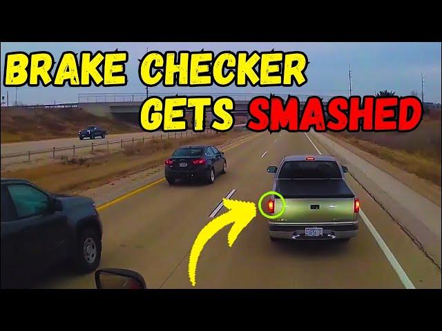 BRAKE CHECK ROAD RAGE | Bad Drivers, Dashcam USA