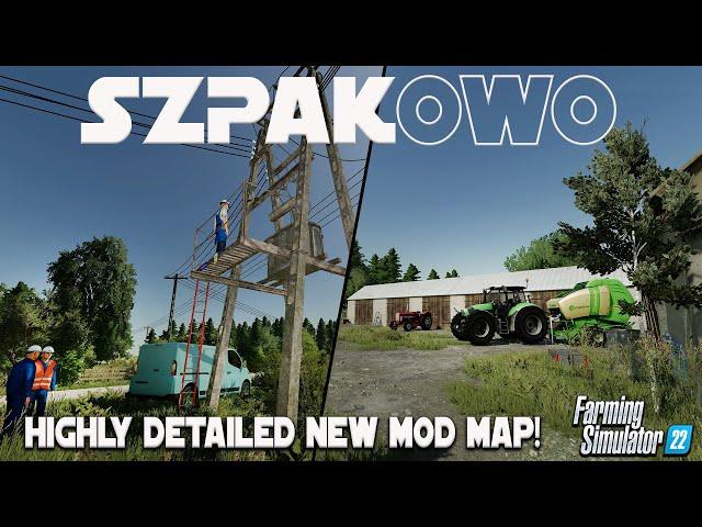 FS22 | A HIGHLY DETAILED, IMMERSIVE! NEW MOD MAP!!