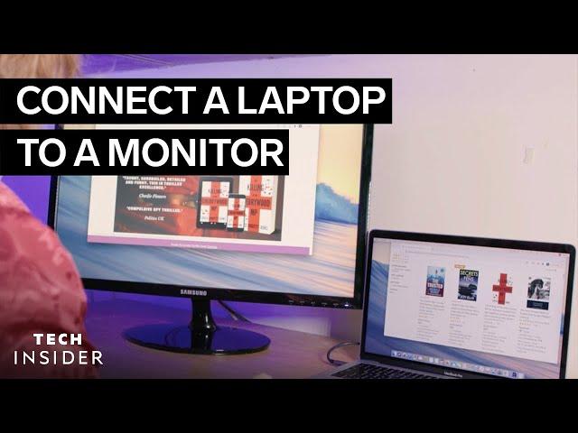 How To Connect A Laptop To A Monitor