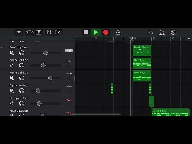 백현 캔디 cover on iphone (garageband)