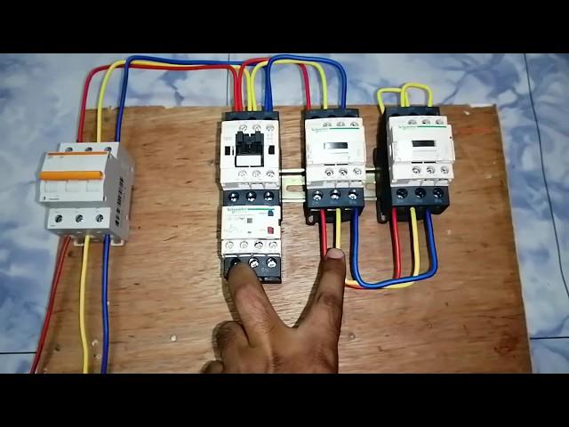 Star Delta Starter Power Connection with Wiring diagram by Evergreen Electrical