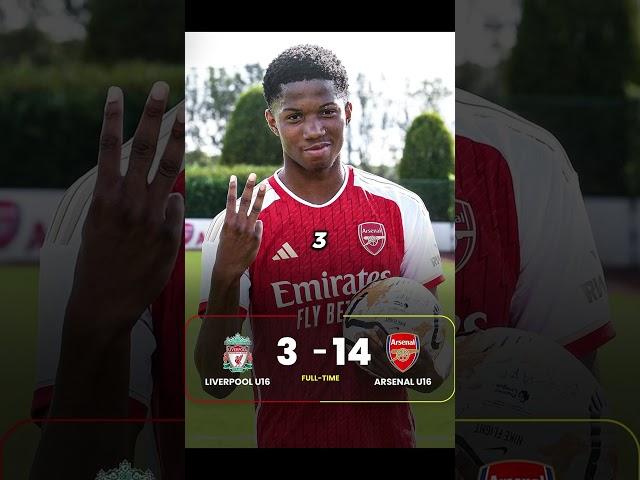 ARSENAL GAVE AWAY A WONDERKID WHO SCORED 10 GOALS IN ONE MATCH TO A RIVAL FOR FREE 