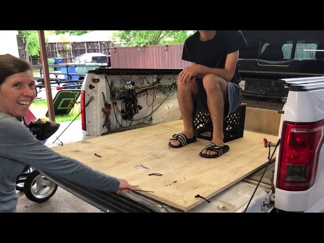 DIY Truck Bed slide or Slide Out Truck Drawer--Easy, simple and cheap!