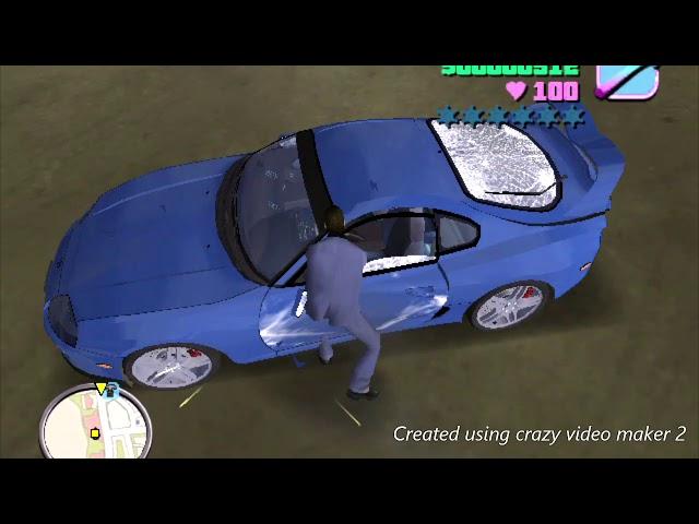 Smash up the juror's car in Gta vice city