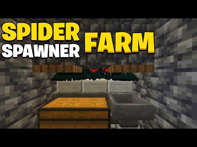 Minecraft 1.21 Cave Spider Spawner XP Farm