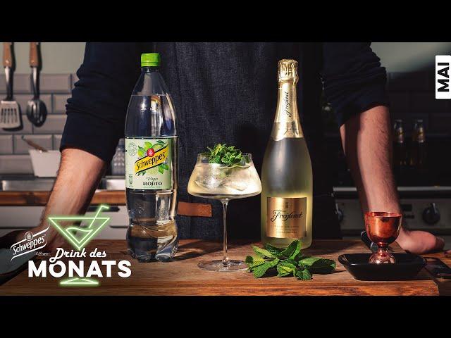 Schweppes Mojito Spritz - Drink des Monats Mai