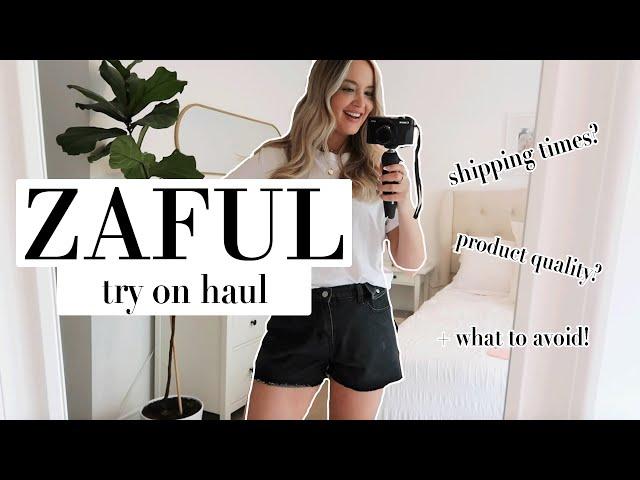 Postpartum try on haul  | my honest Zaful review