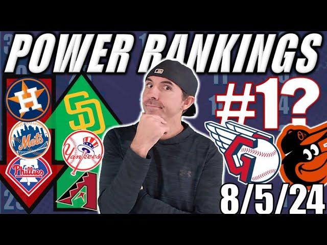 MLB Power Rankings: Yankees, Padres, DBacks Rising | Phillies, Mets, Astros Falling | Cle Or Bal #1?